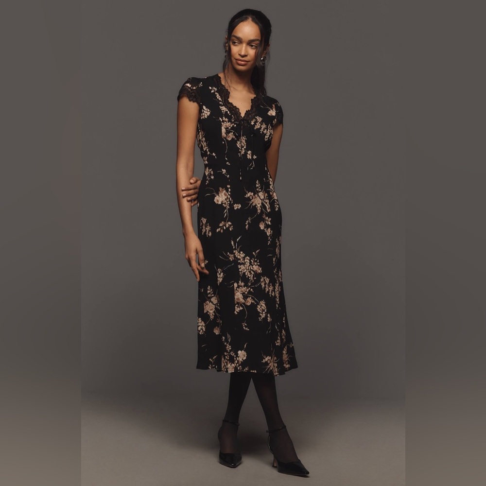 Reformation Tiffie Midi Dress, brand new, never worn, no flaws. - Picture 1 of 14
